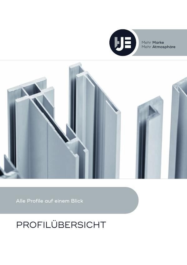 Titelseite Profilübersicht Aluframe